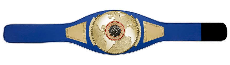 WRESTLING CHAMPIONSHIP BELT PROGLOBE/G/WRESTGEMG - AVAILABLE IN 6+ COLOURS